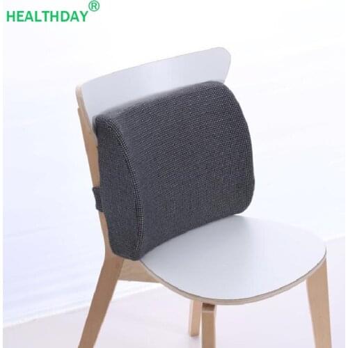 Ergonomic Design Backrest Pillow for Office Chair Memory Foam Lumbar Support Back Cushion Maternity Relieve Spinal Discomfort