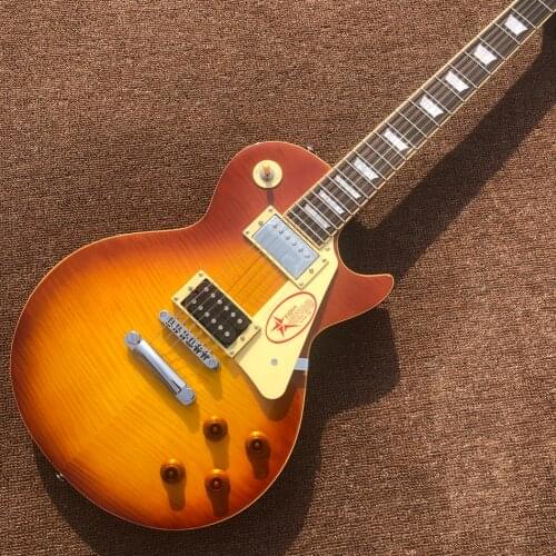 Hot sale High quality,Rosewood fingerboard Electric guitar Maple top Chrome hardware Free shipping