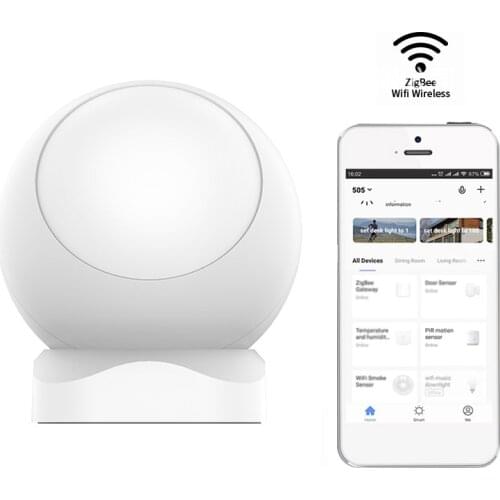 HELLO 3C ZigBee PIR Sensor Infrared Sensor Infrared Human Body Moving Sensor Automatic Intelligent Household Alarm Sensor