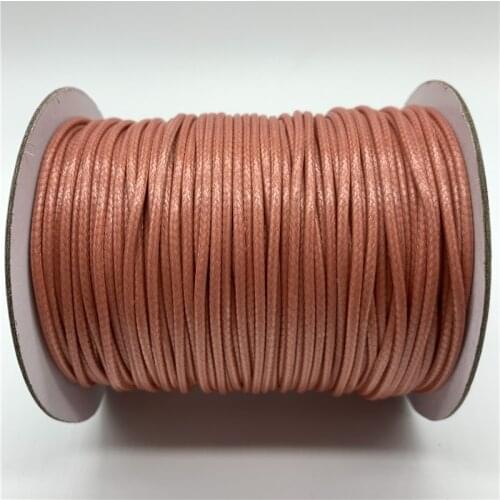 0.5/0.8/1/1.5/2mm Brown Waxed Cotton Cord Waxed Thread Cord String Strap Necklace Rope For Shamballa Bracelet Making