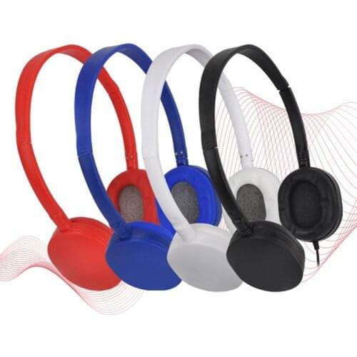 Fashion 3.5mm Wired Adjustable Music Gaming Computer Phone Headset Headphone
