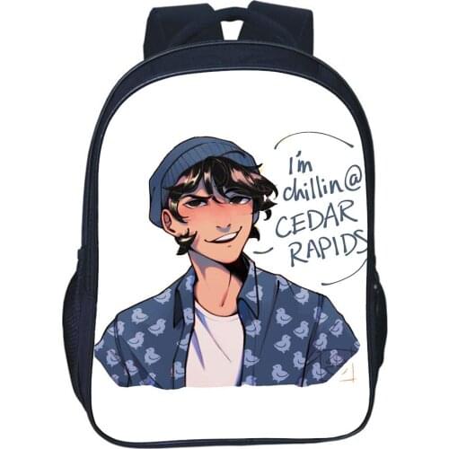 Quackity Backpack Fashion Cartoons Children Bag My Beloved Duck Teen School Bags Boy Girl Bookbag Students Rucksack Mochila