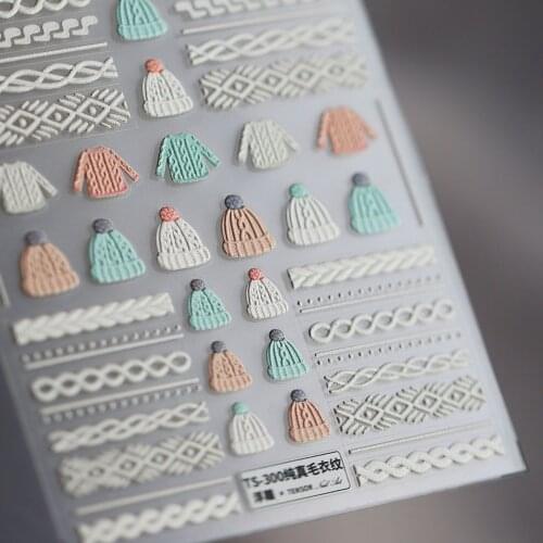 Nails Decal DIY Nail Art Nail Art Decoration 3D Acrylic Engraved Nail Sticker
