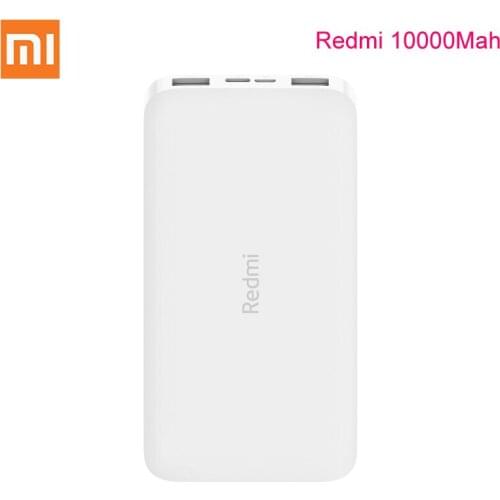 Original Xiaomi Redmi Power Bank 10000mAh USB Type C Portable Charging Powerbank 10000 External Battery Poverbank For Smart Home