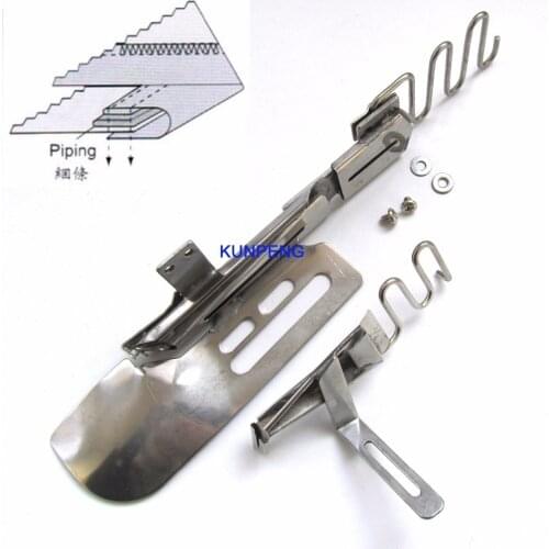 Right angle binder with piping-loose bottom for 2 or 3 needle cover stitch machine # KP-109