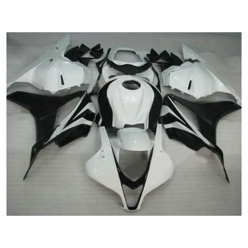 Motorcycle ABS Injection Plastic Fairing Pieces For pe CBR600RR 2009 2010 2011 2012 Fairings Kit WHITE BLACK ST66
