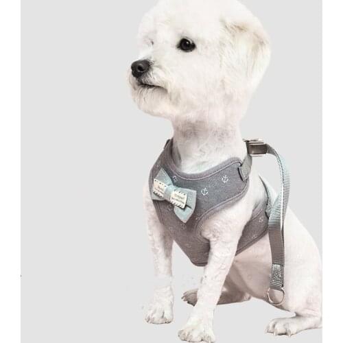 Pet Leash for Cats and Dogs Adjustable Chest Strap for Small Dogs Pet Supplies Comfortable and safe cat dog traction harness