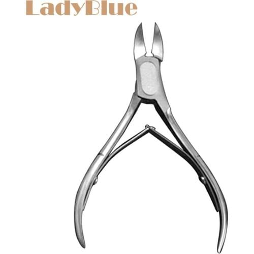 Professional Cuticle Nipper Nail Scissors Pedicure Cutters Toenail Ingrown Clipper Edge Cutter Dead Skin Remover Manicure Tool