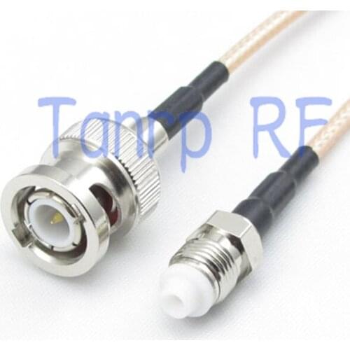 20inch BNC male plug to FME female jack RF adapter connector 50CM Pigtail coaxial jumper cable RG316 extension cord