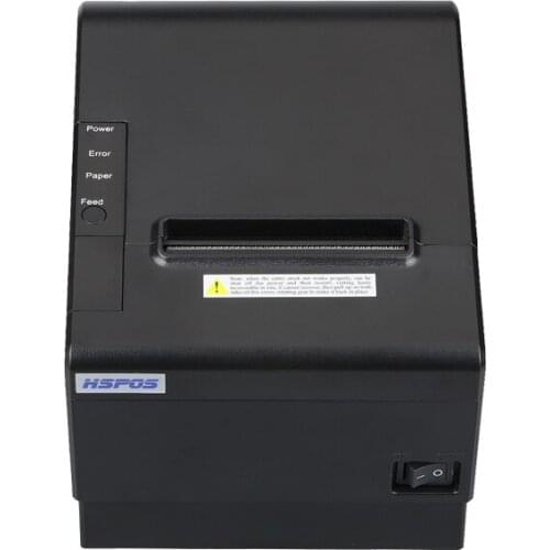 High printing Speed 250mm/s 80mm Kitchen Thermal Receipt Printer USB and Serial interface