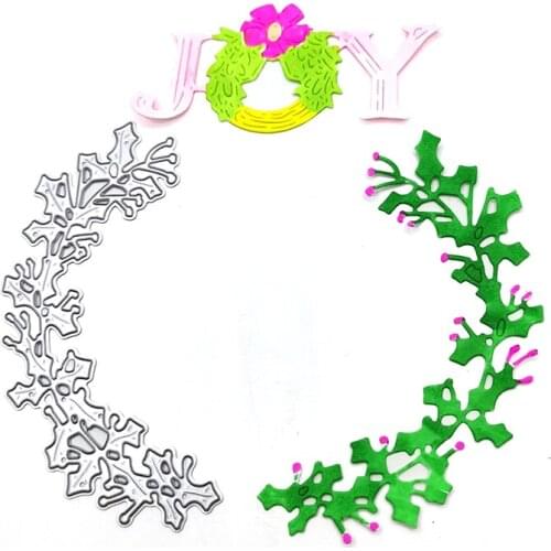 Julyarts Green Plants Cutting Dies Stencils for Card Making DIY Craft Stencils Scrapbooking Decorative Embossing Photo Album