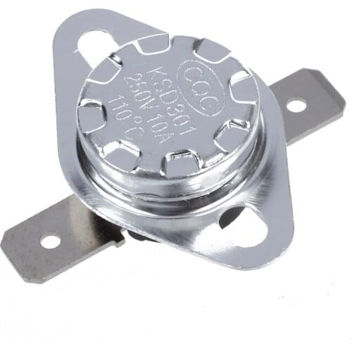 2 Pcs 110 Celsius N.C. Thermostat Temperature Controlled Switch KSD301
