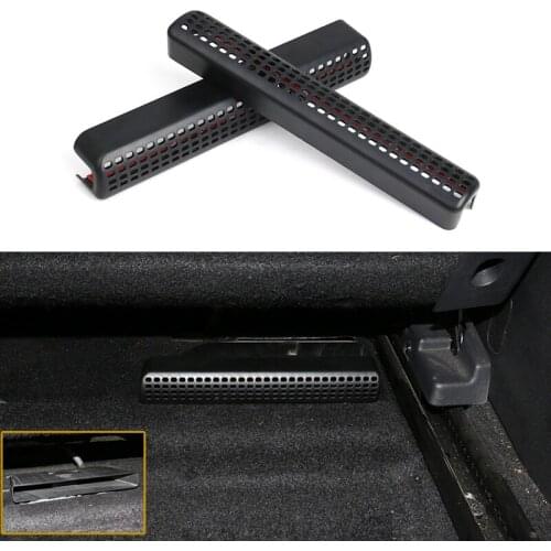 2PCS Car Rear Air Condition AC Vent Outlet Dust Protective Cover Trim Under The Seat for Peugeot 4008 Car Styling Accessories