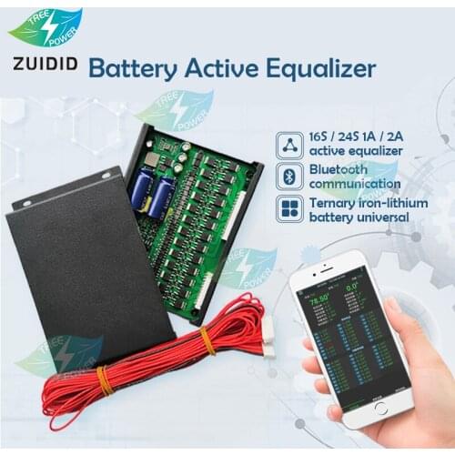 2S ~ 24S BMS Li-ion Lipo LTO Lifepo4 Lithium Titanate Battery Intelligent Bluetooth APP Active BMS Equalizer