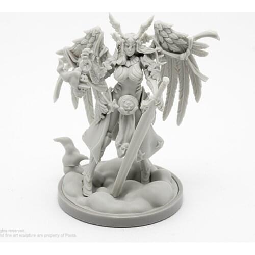 30mm Resin Figure model kits King-dom death Valkyrie Unassembled and unpainted 056