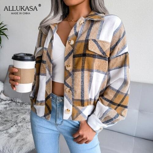 Женские большие куртки Allukasa China At AliExpress