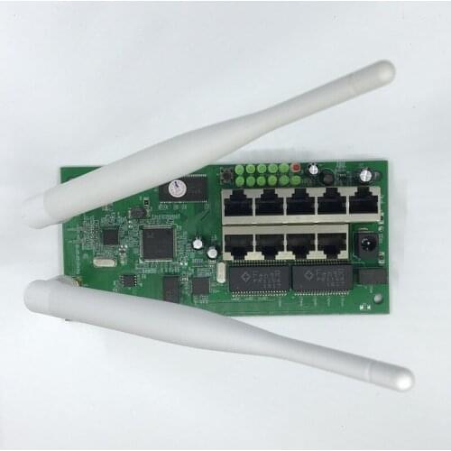 ANDDEAR-9 poort draadloze router moederbord module custom schroef gat metalen shell breedband snelle thuis kit 2.4g draadloze