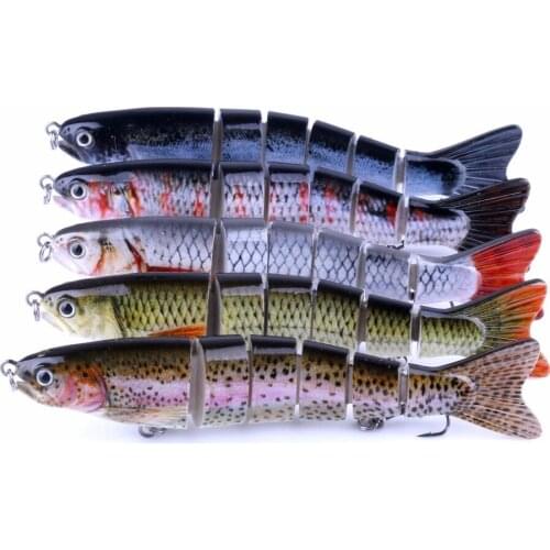 Bionic Multi Jointed Fishing Lure 13CM/22G Minnow Plastic Big Artificial Fishing Wobbler Quality Professional Bait