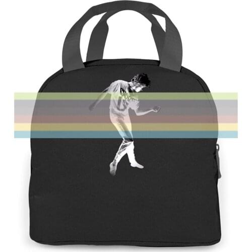 George Michael 80s Dance 'Wake Me Up' Brand New Black . Cheap Sale women men Portable insulated lunch bag adult