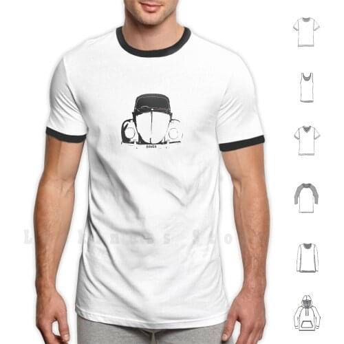 Beetle-Black Bower Personalised T Shirt Print 100% Cotton New Cool Tee Black Bower Personalised Melodyart Hippy Peace