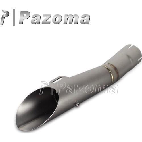 51mm Motorcycle Street Exhaust Muffler Moto Stainless Steel Exhaust Pipe Silencer for Honda Yamaha Scooter Dirt Bike