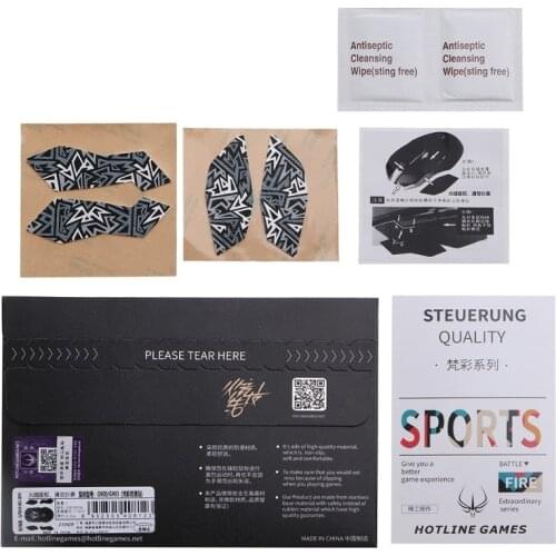 Hotline Games for logitech G900/903 Mouse Stickers Sweat Resistant Anti-slip Pad