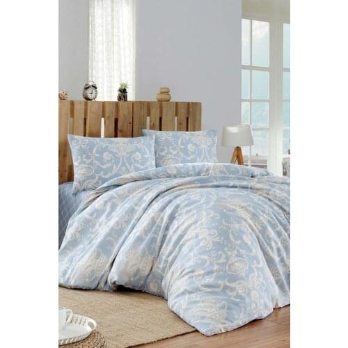 2021 Bedding Set With Pillowcase Duvet Cover Sets Bed Linen Sheet Double Queen King Size Quilt Covers Bedclothes Canvas Blue