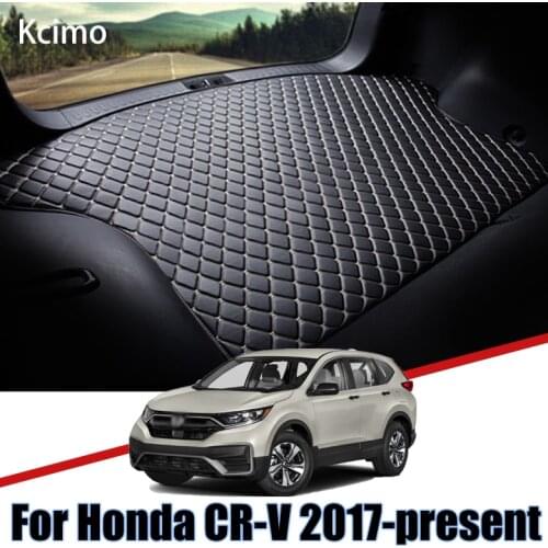 Leather Car Trunk Mat For Honda CR-V 2007-2020 Trunk Boot Mat Cargo Tray Slip Rear Cover Pad CRV 2011 2017 RW1 RT6