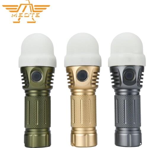 MEOTE Φ45mm Silicone Fluorescence Diffuser For EOC02/EOC01M Flashlight For Self Defense Camping Light Reading Light Signal Light