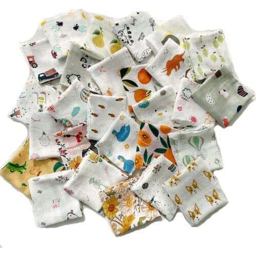 60*60cm Baby Scarf Muslin Burp Cloth Newborn Cotton Bamboo Blanket Feeding Burpy Towel Scraf Bibs Teething Towel Saliva Towel
