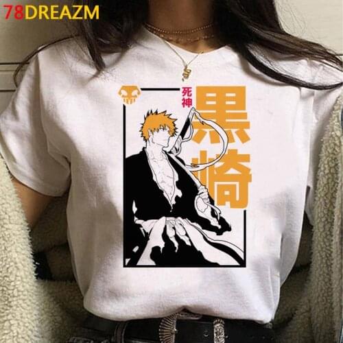 Bleach Ichigo Death Note t-shirt tshirt women couple clothes tumblr harajuku plus size couple top tees plus size ulzzang
