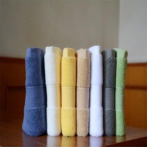 5Pcs/lot 35*35cm Towels 100% Cotton Absorbent Terry Luxury Comfortable Hand towel for Kids Adult cleaning cloth