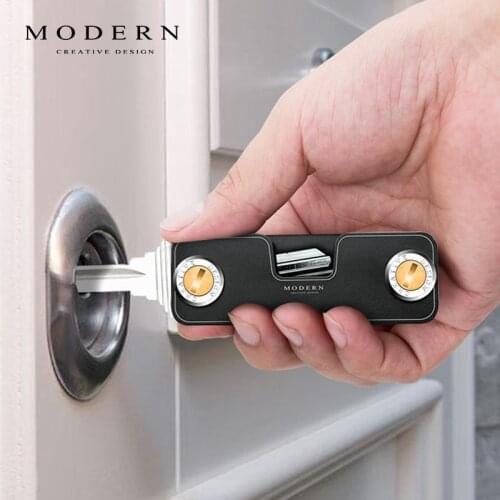 Modern - Brand New Aluminum Smart Key Wallet DIY Keychain Key Holder Key Organizer