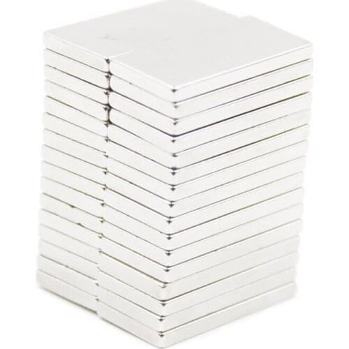 50pcs F40x20x2mm Super Powerful Strong Rare Earth Block NdFeB Magnet Neodymium N35 Magnets F40*20*2mm Free Shipping