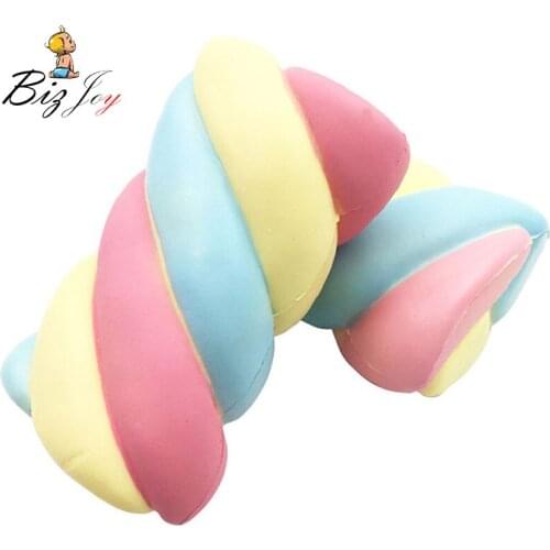 Squishies Antistress Jumbo PU Foam Kids Decompression Toy Kawaii Cotton Candy Soft Slow Rising Squeeze Food Charms Scented