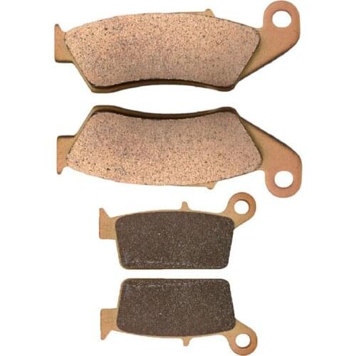 Motorcycle Parts Front & Rear Brake Pads Kit For Kawasaki KX250 KX250F N1 N2 KX450F D6F D7F KLX450R A8F Copper Based Sintered