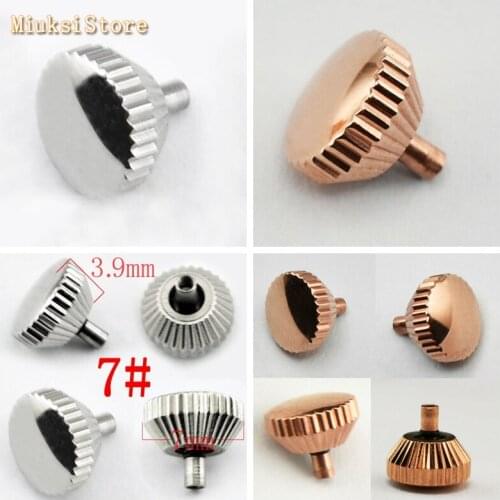 1pcs stainless steel Sterile watch crown fit Sea gull ST36,6497/6498 movement