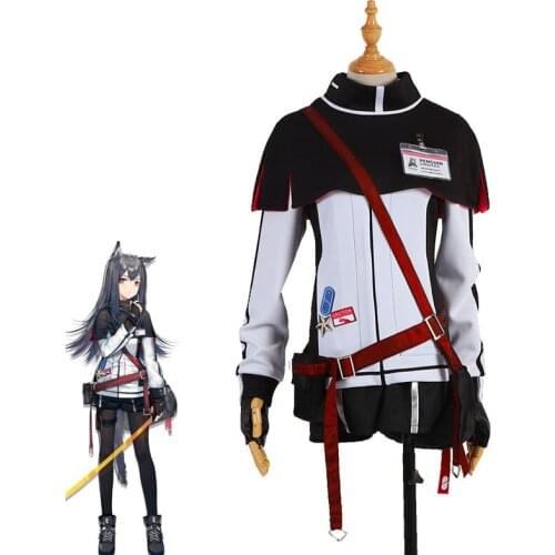 Game Arknights Texas Cosplay Costume Women Cute Cosplay Clothing Halloween Carnival Uniforms Fancy Girls Dress Custom Made