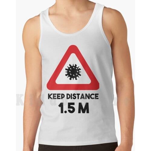 Keep Distance tank tops vest sleeveless Keep Distance Keep Distance 1 5 Meter 1 5 Meters