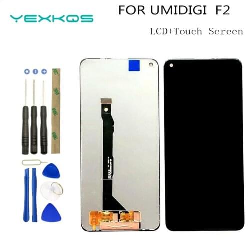 6.53" For UMIDIGI F2 LCD Display + Touch Screen Sensor Assembly 100% Tested For UMIDIGI F2 FHD+ Full Screen Replacement +Tools