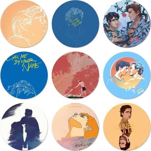 Me By Your Name Icons Pins Badge Decoration Brooches Metal Badges For Backpack Decoration