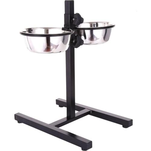 1 Set of Cat Dog Feeder Bowl Pet Water Dispenser Pet Folding Bowl Lifting Bowl