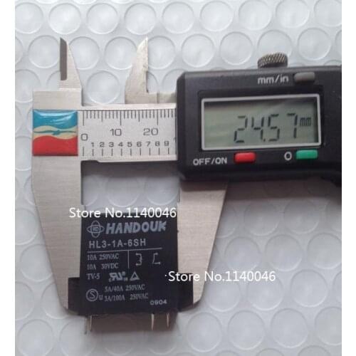 New original 100% power relay 10A 250VAC (10A 30VDC) HL3-1A-6SH HANDOUK 4pin