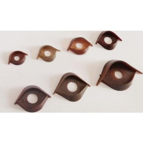 100pcs/lot--fit for 10mm/12mm/14mm/15mm/16mm/18mm/20mm/24mm toy eyes brown double eyelid for diy toy doll findings