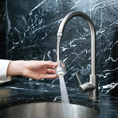 2CM Diameter 360 Rotatable Kitchen Faucet Extender Water Saving Nozzle Faucet Connector Adjustable Faucet Sprayer Kitchen Tools