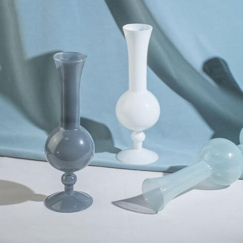 Flower Vase for Table Decoration Living Room Flower Vase Fleur Flowers Arrangement Desktop Table Glass Vase