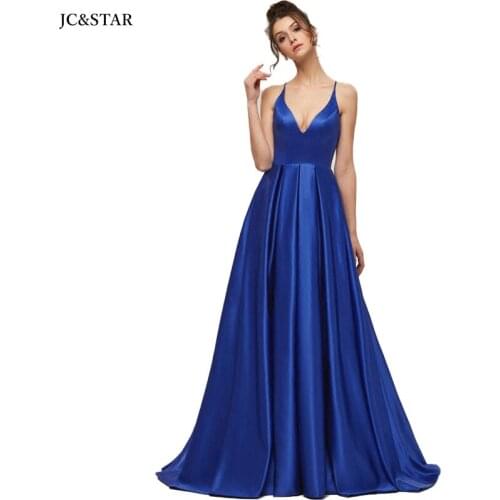 JC&STAR Womens Satin Dresses
