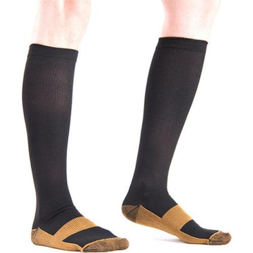 Copper Infused Compression Socks 20-30mmHg Graduated Mens Womens S-XXL