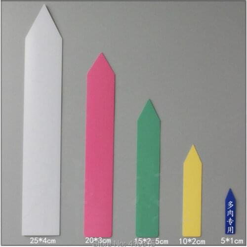 100Pcs Reusable Tag Pot Markers Plastic Garden Gardening Label Plant Flower Nursery Tag Marker Handwritten Thick Colorful