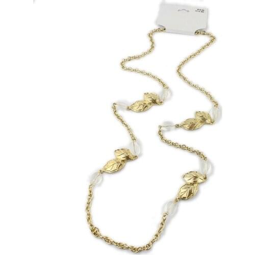 New tree leaf sweater chain fashion trend Long Necklace accessories women accessories wholesale